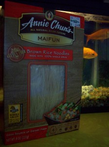 Annie Chun's whole grain brown rice noodles