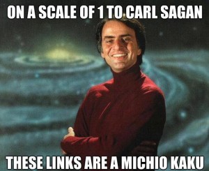 on a scale of 1 to carl sagan