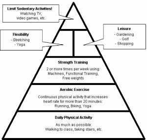 pyramid of physical activity